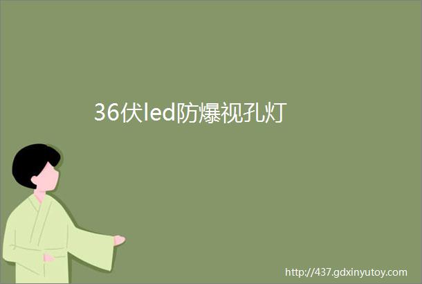 36伏led防爆视孔灯