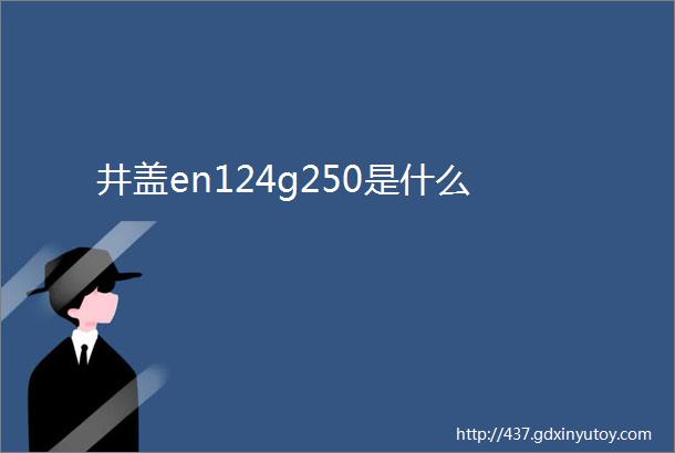 井盖en124g250是什么