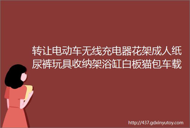 转让电动车无线充电器花架成人纸尿裤玩具收纳架浴缸白板猫包车载吸尘器桌上足球电风扇小太阳足疗按摩器玩具