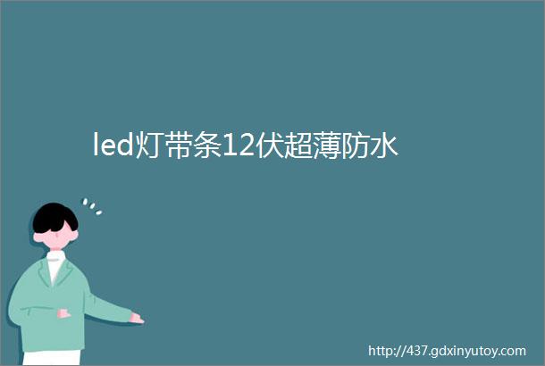 led灯带条12伏超薄防水